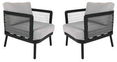 Rojaplast Edinburgh Duo alumínium kerti fotel készlet (2 db)