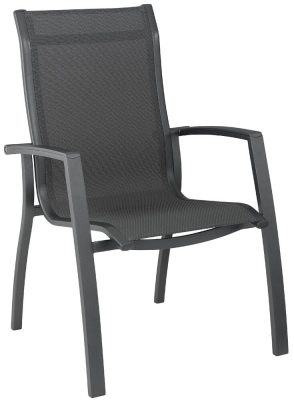 KETTLER ALTURA alumínium rakásolható kerti szék – antracit / antracit