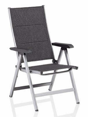 KETTLER BASIC PLUS alumínium rakásolható kerti szék – fehér / világosszürke