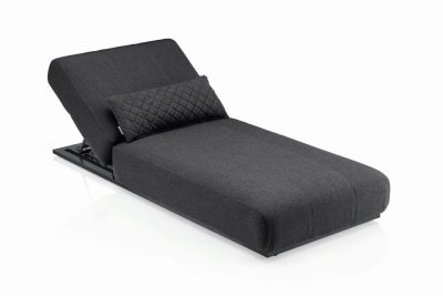 KETTLER EGO alumínium napozóágy – antracit / antracit / Sunbrella