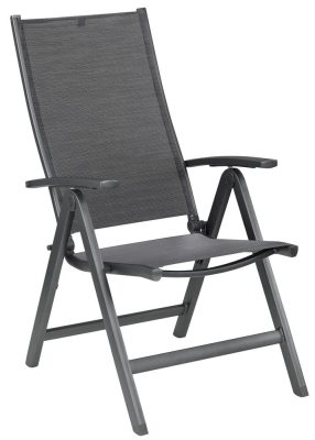 KETTLER SIMPLY alumínium dönthető kerti szék – matt antracit