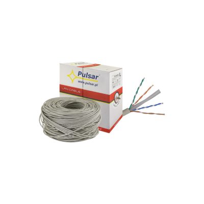 Pulsar UTP/CAT6-0.57 (PU-NC206) UTP CAT6 kábel 5MP és 8MP kültéri kamerákhoz, 0.57 mm keresztmetszetű, fehér