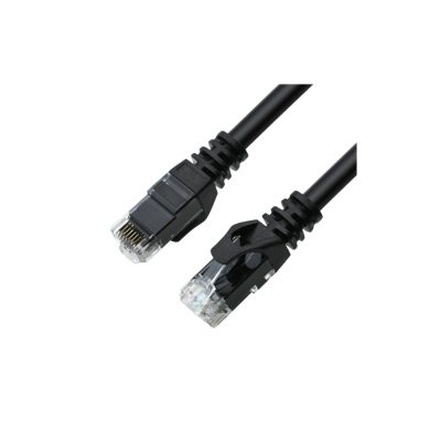 Nestron NCN-P1C6U-1CBK UTP patch kábel, CAT 6, fekete, 1m