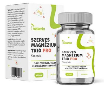 Netamin "Szerves Magnézium Trió Pro" tabletta - 90 db