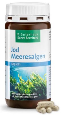 Sanct Bernhard Jód-Tengeri alga kapszula 180 db