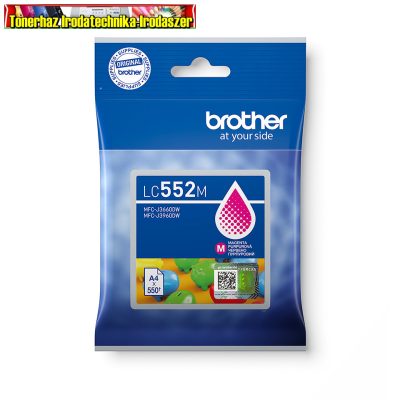 Brother LC552M magenta eredeti tintapatron