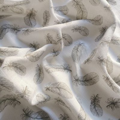 Textilpelenka - Szürke tollpihe 100 % pamut