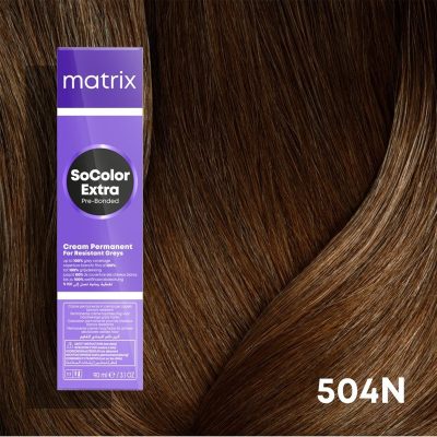 Matrix SoColor Pre-Bonded hajfesték 504N / 4.00