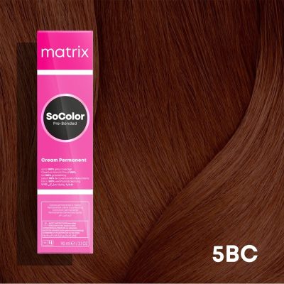 Matrix SoColor Pre-Bonded hajfesték 5BC / 5.54