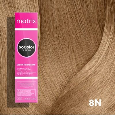 Matrix SoColor Pre-Bonded hajfesték 8N / 8.0