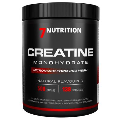 MICRONIZED CREATINE MONOHYDRATE 500g - Fokozott Felszívódású Mikronizált Kreatin Monohidrát - 7Nutrition
