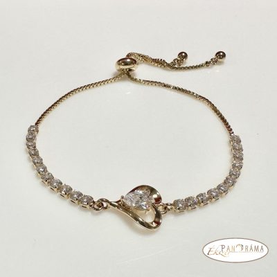 18K Gold Filled, antiallergén karkötő - Titanilla