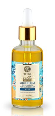 Natura Siberica Oblepikha Siberica Helyreállító homoktövis hajvégápoló olaj , 50 ml