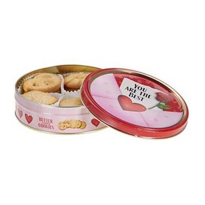 Beckys vajas keksz fémdobozban 114g szerelmes levél