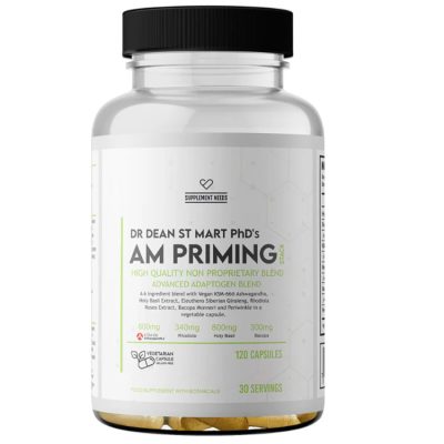 AM PRIMING STACK™ - Fokozott Agyserkentés, Kortizol Blokkolás, Fizikális & Mentális Teljesítmény - 120 kapszula - Supplement Needs