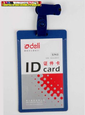 Deli névjegy, kártyatartó álló+ csipesz 5743