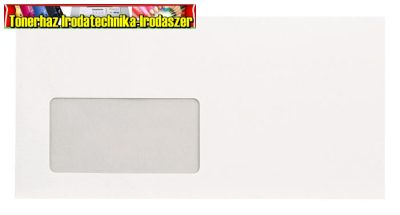 LA/4 öntapadó boríték BAL ablakos 45x90mm 1000db/doboz 110x220mm (LA4)