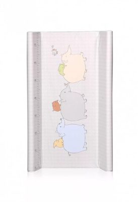 Lorelli pelenkázó lap merev peremes 50x71 -Grey