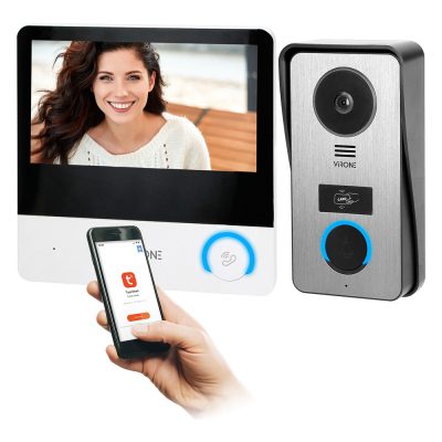 OR-VDP-67FHD 4 vezetékes videokaputelefon szett, 7″, RFID, microSD, Wi-Fi