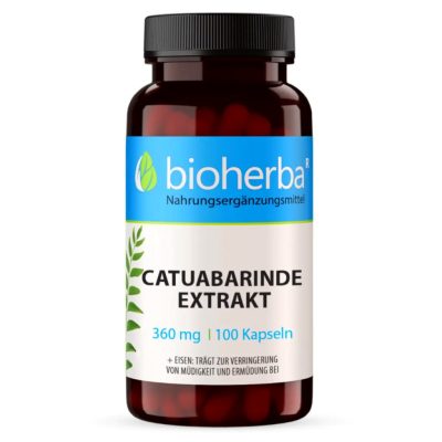 CATUABA EXTRACT - Fokozott Agyi Funkciók, Energia, Szexuális Teljesítmény, Libidó, Hangulat - 100 Kapszula - Bioherba