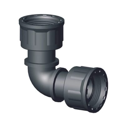 Szelepkötő könyök idom 1" hollander x 1" hollander