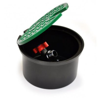 Szelepakna fedeles doboz 3/4″ fém csappal BM