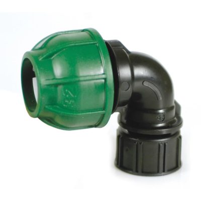 Szelepkötő könyök idom KPE 32 x 1" hollander