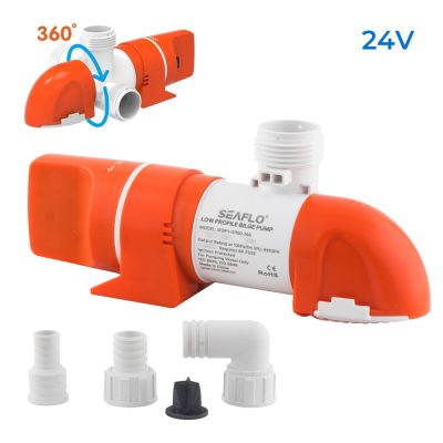 Fenékszivattyú alacsony AUTOMATA kapacitív 50l/perc 24V SEAFLO 14A