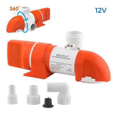 Fenékszivattyú alacsony MANUÁLIS 50l/perc 12V SEAFLO 14C