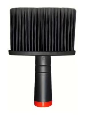 Hair Power fekete-piros ovális nyakszirtkefe