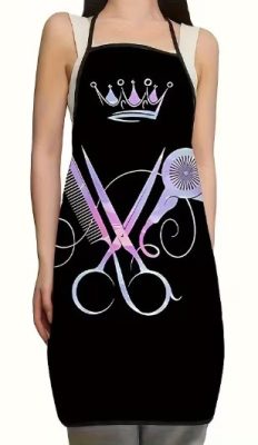 Hair Power mintás fodrász kötény