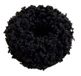 Hair Power plüss hajgumi, fekete