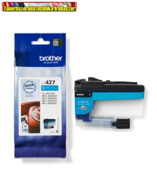 Brother LC427C tintapatron eredeti 1,5K cyan