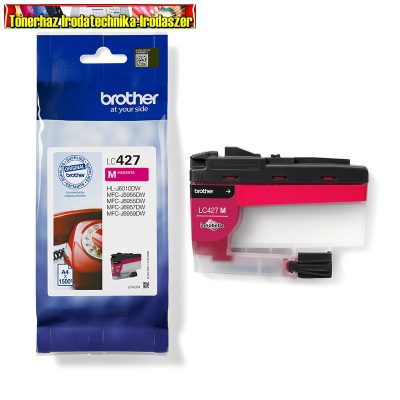 Brother LC427M tintapatron eredeti 1,5K magenta