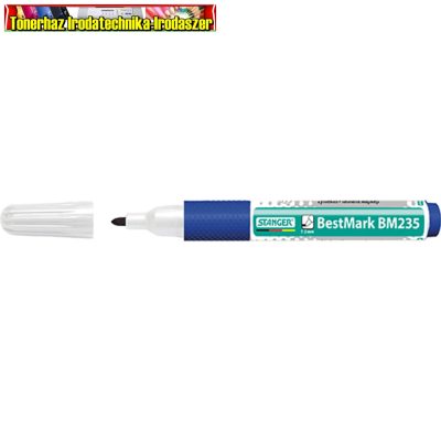 Stanger BM235 táblafilc 1-3mm kerekhegyű kék Softgrip