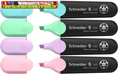 SCHNEIDER Job Pastel Szövegkiemelő készlet, 1-5 mm, 4 különböző pasztell szín