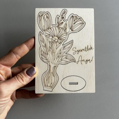 Virágos ajándékkártya - A6