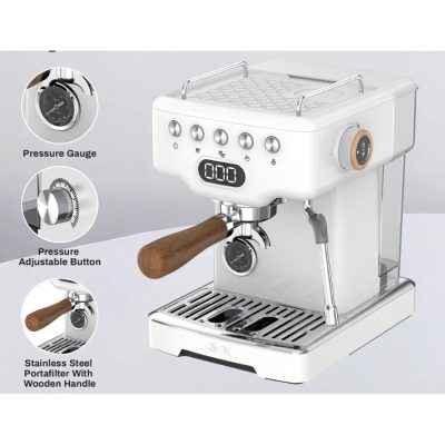 AVX EM3202SW Hófehérke kávégép, kávéfőző