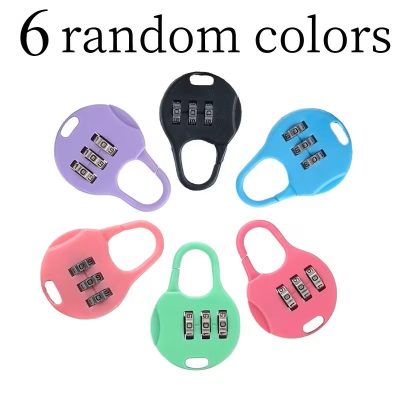 Színes számzáras lakat bőröndre