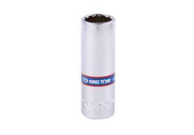KING TONY Dugókulcs, 1/4", hosszű, 12 szög, 14 mm
