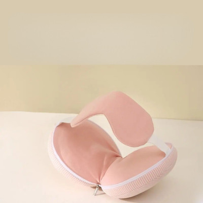 2 az 1-ben nyakpárna + szemmaszk, barna