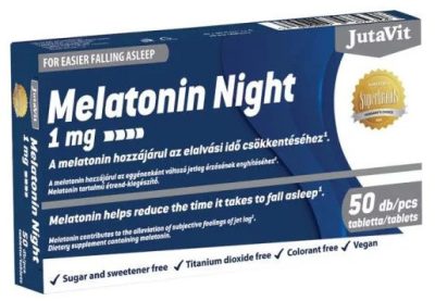  Jutavit Melatonin Night 1 mg tabletta 50 db