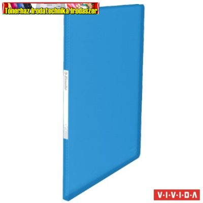 ESSELTE Vivida Bemutatómappa, 20 zsebes (40lap számára ), A4, kék (iratvédő)