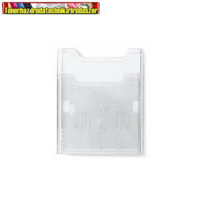 Prospektustartó Exacompta A/4 fali 1 rekeszes áttetsző (laptató) 64358D