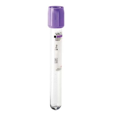 Vacutainer cső lila 2 ml