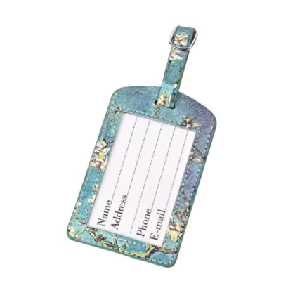 Poggyászcímke bőröndcímke virágos