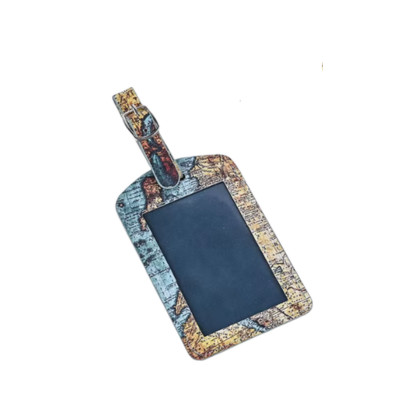 Poggyászcímke bőröndcímke térkép