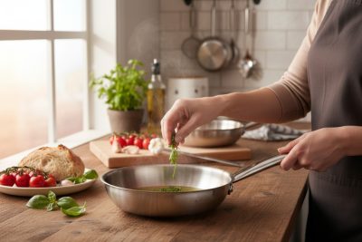 Rozsdamentes Acél Serpenyő 20 cm - Prim Appety, de Buyer-től