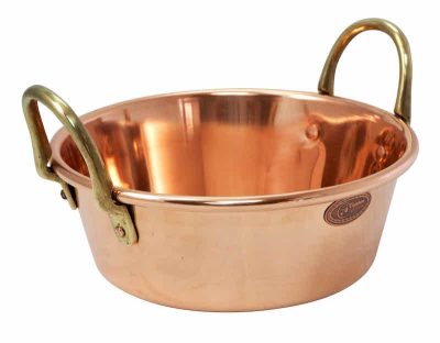 Lekváros és szószos edény vastag vörösrézből ø24 cm | 3 Liter
