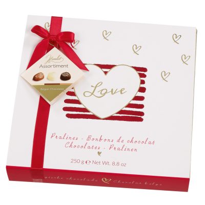 Hamlet Praliné Válogatás Szív 200g